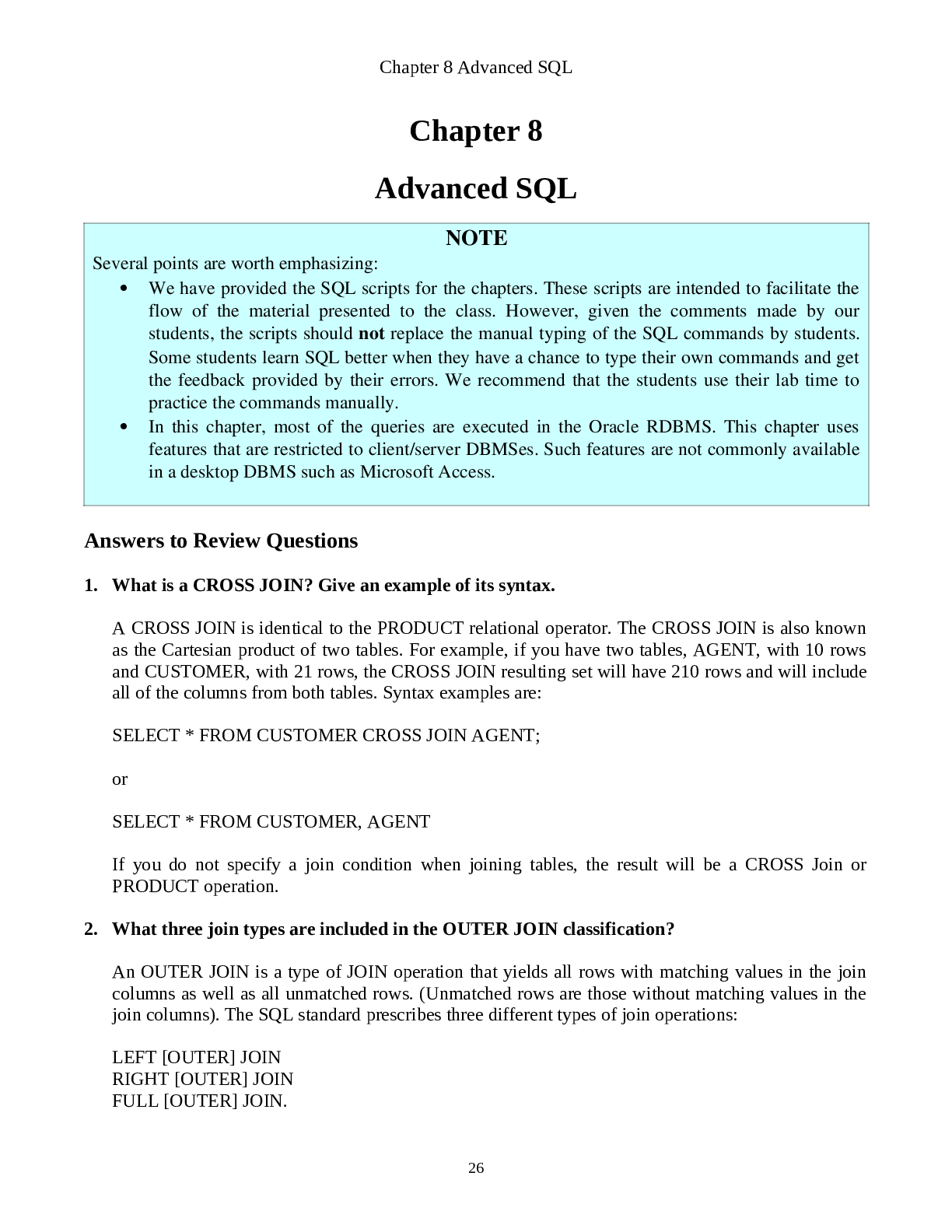 Preview image of Advanced SQL document